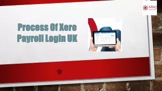 Process Of Xero Payroll Login UK
