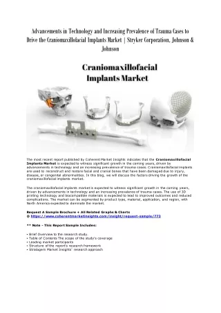 Craniomaxillofacial Implants Market