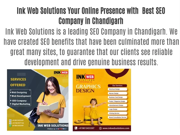 ink web solutions your online presence with best