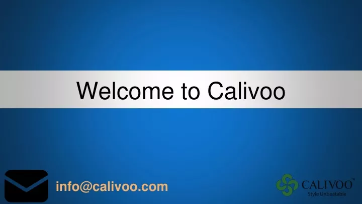 welcome to calivoo