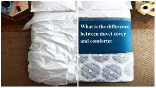 what is the difference between duvet cover