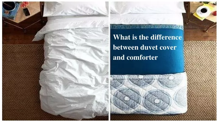 what is the difference between duvet cover