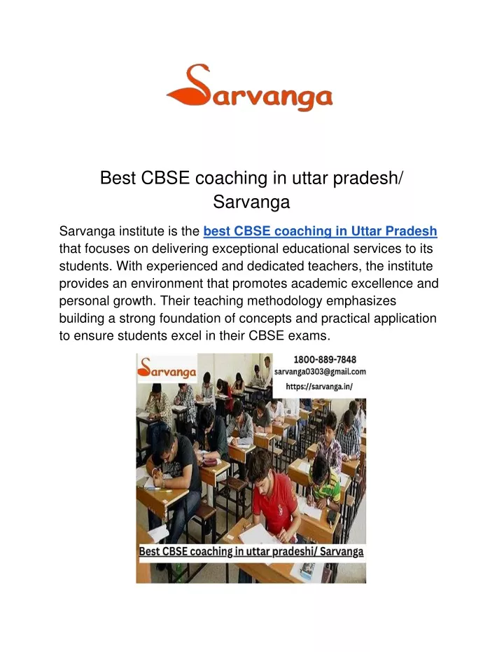 best cbse coaching in uttar pradesh sarvanga