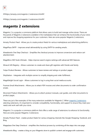 https amasty com magento 2 extensions html