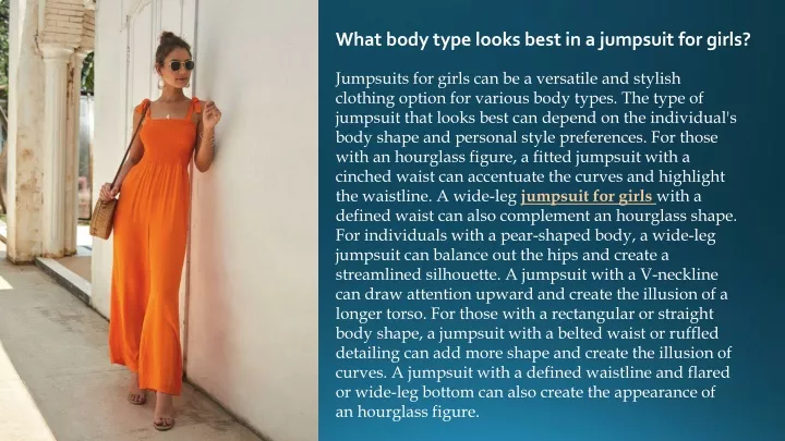 what body type looks best in a jumpsuit for girls