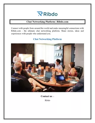 chat networking platform ribdo com