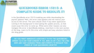quickbooks error 15215 a complete guide to resolve it