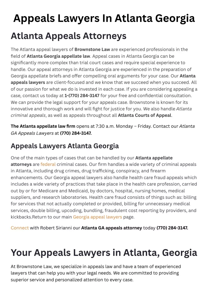 appeals lawyers in atlanta georgia atlanta