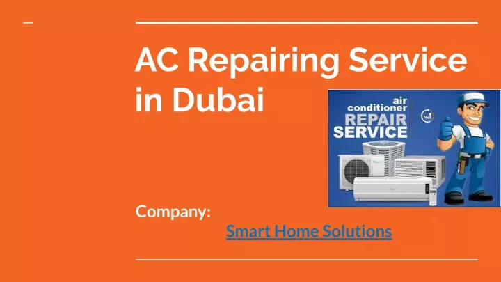 ac repairing service in dubai