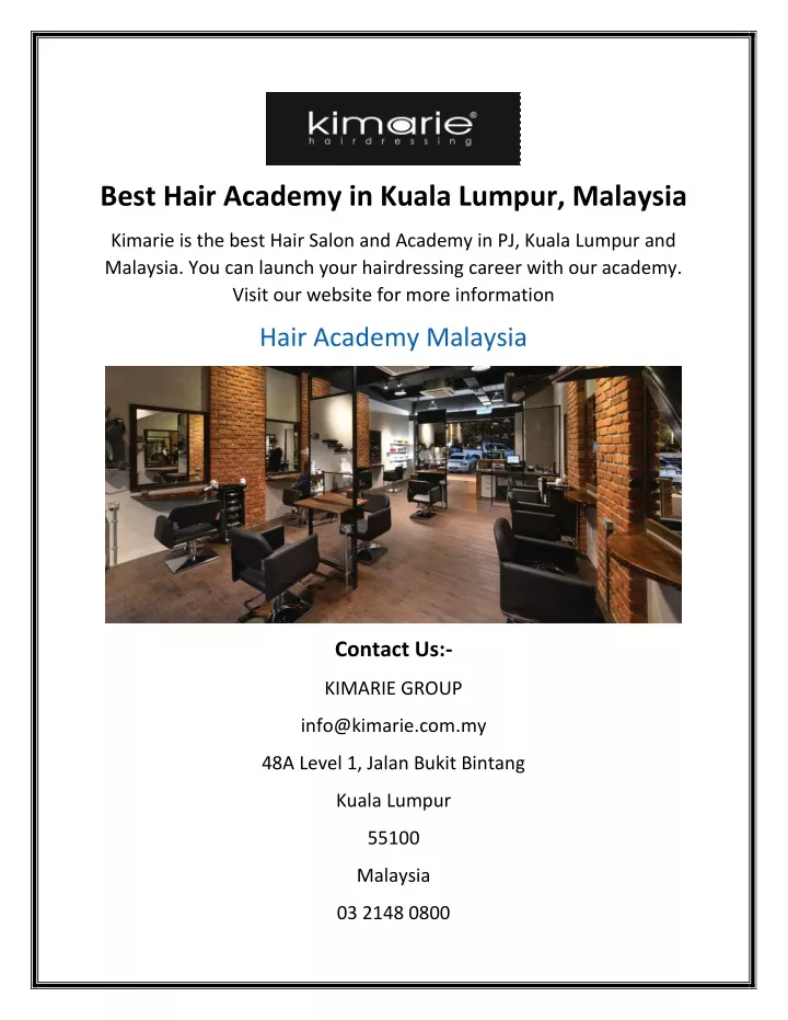 best hair academy in kuala lumpur malaysia