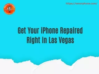 Get Your iPhone Repaired Right in Las Vegas