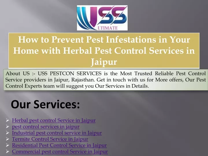 about us uss pestcon services is the most trusted