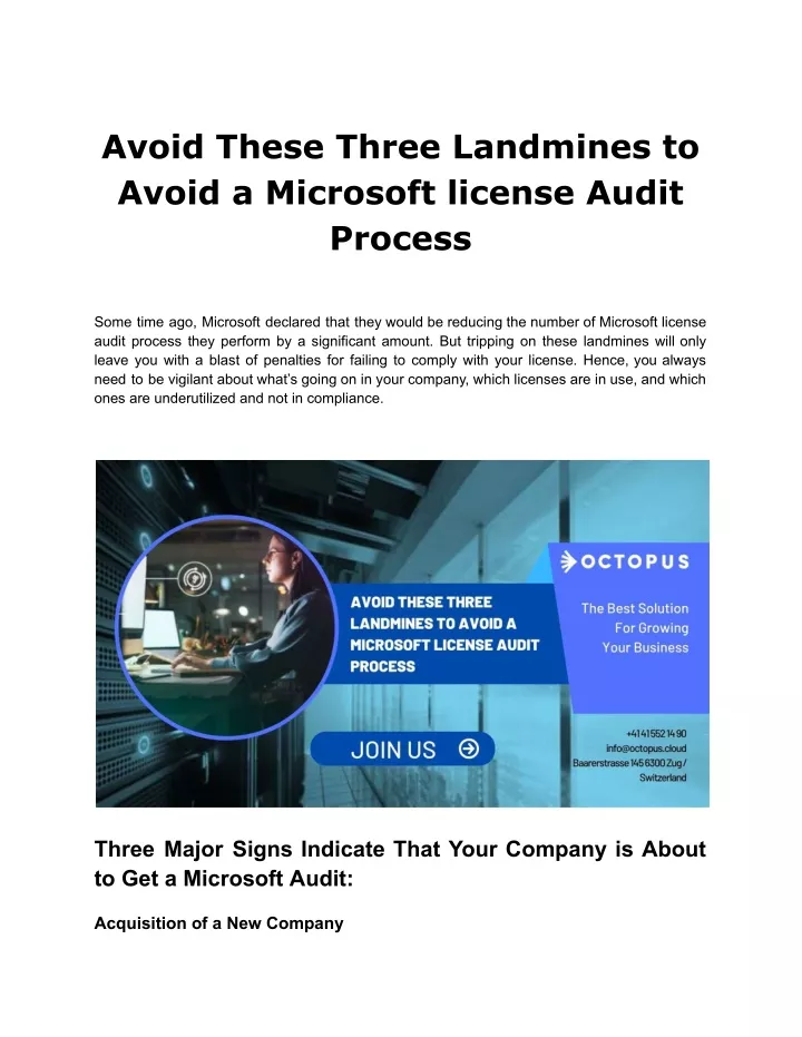 avoid these three landmines to avoid a microsoft