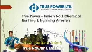 Chemical Earthing & Lightning Arresters with UL Certification and RDSO/CPRI