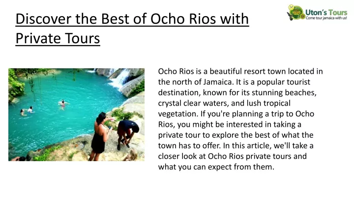 discover the best of ocho rios with private tours