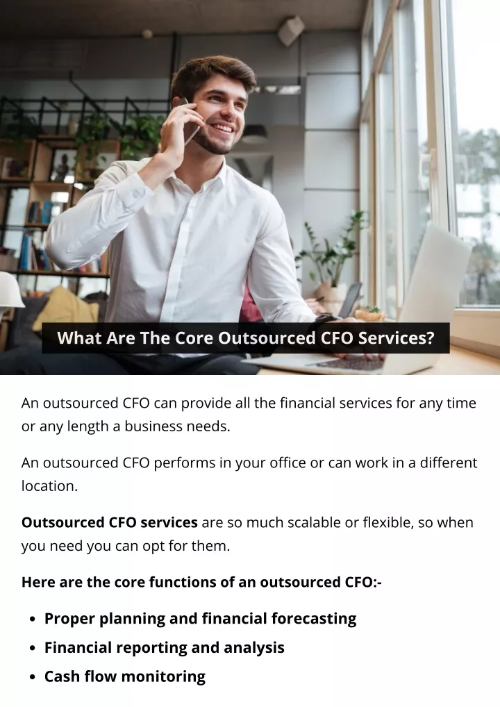 what are the core outsourced cfo services