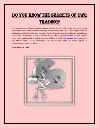 do you know the secrets of cwg do you know