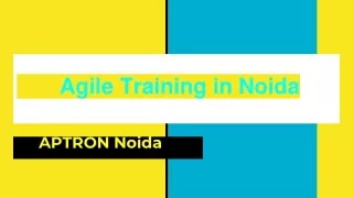 Agile Training in Noida