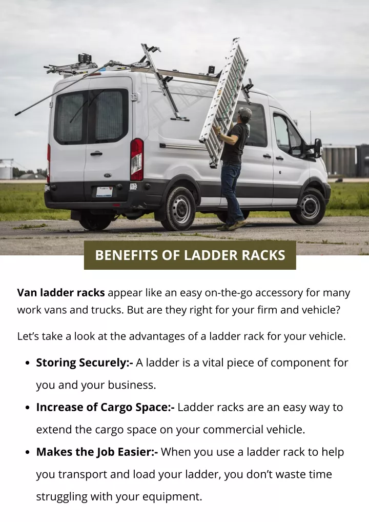 benefits of ladder racks