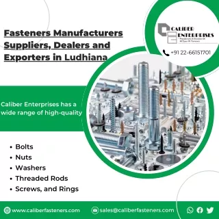 Screws Manufacturers|Fasteners Manufacturers|Bolts Manufacturers|Caliber Enterp