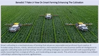 benedict t palen jr view on smart farming enhancing the cultivation
