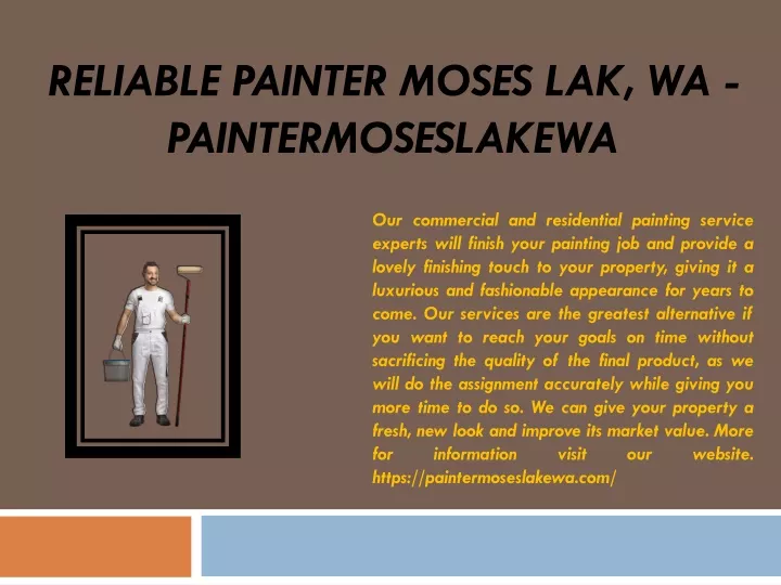 reliable painter moses lak wa paintermoseslakewa