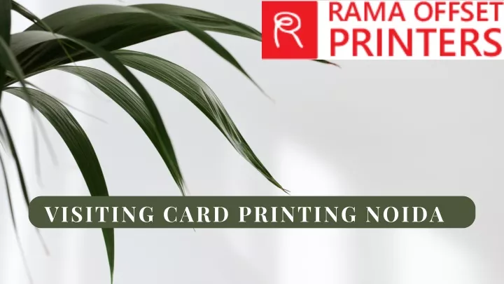 visiting card printing noida