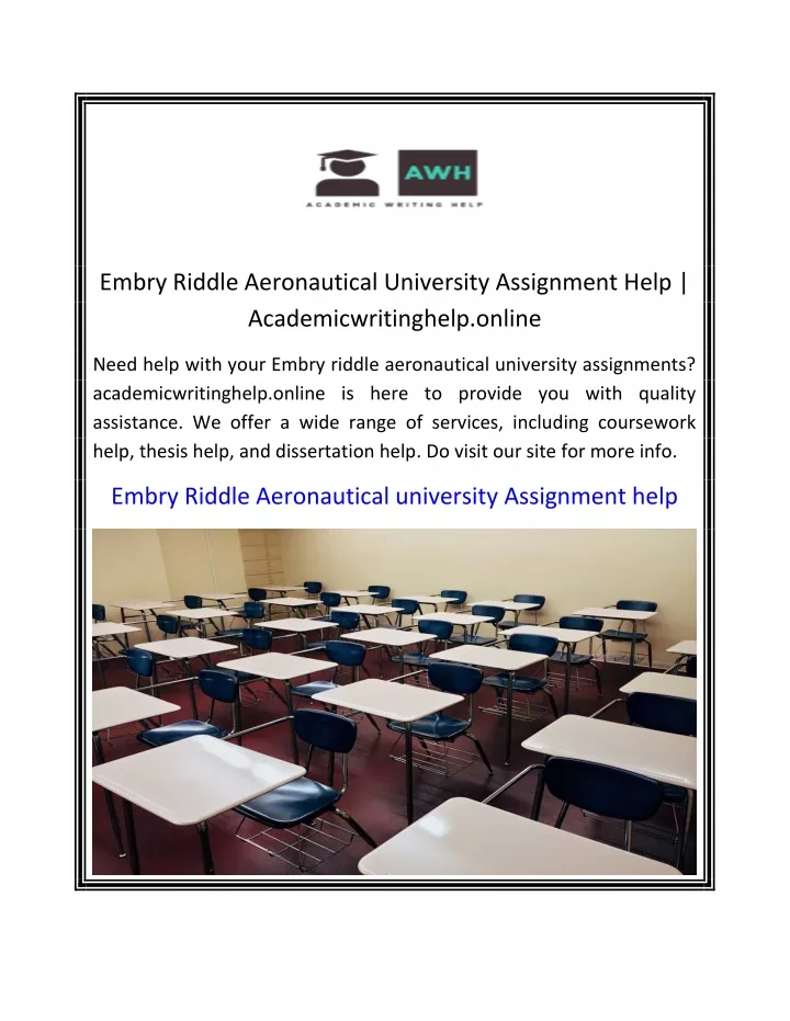 embry riddle aeronautical university assignment