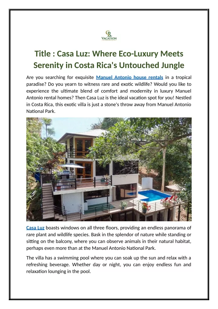 title casa luz where eco luxury meets serenity