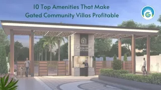 Gated community villas in Turkapally