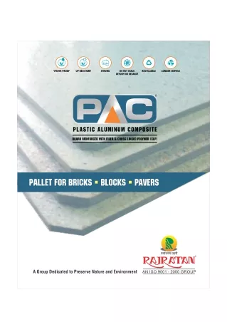 Pac Pallet For Brick, Block And Paver