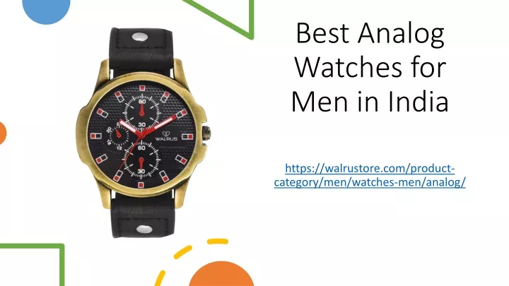 best analog watches for men in india