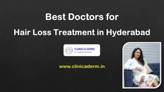 Best Doctors for Hair Loss Treatment in Hyderabad