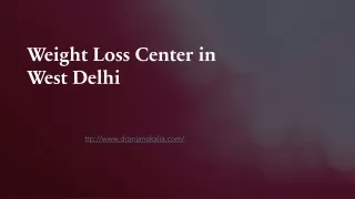 weight loss center in west delhi