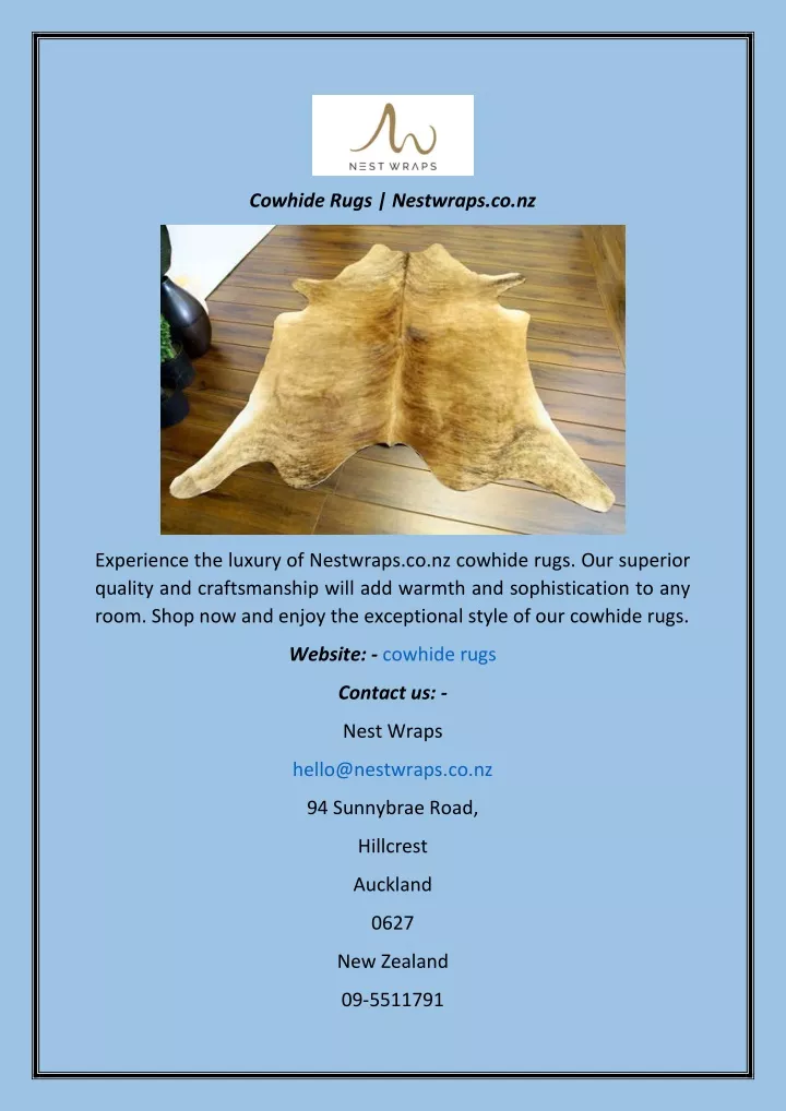 cowhide rugs nestwraps co nz