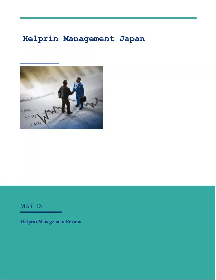 helprin management japan