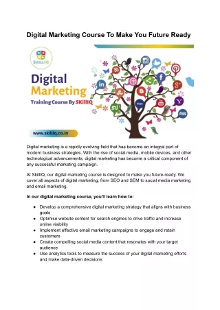 Digital Marketing Course Institute in Ahmedabad