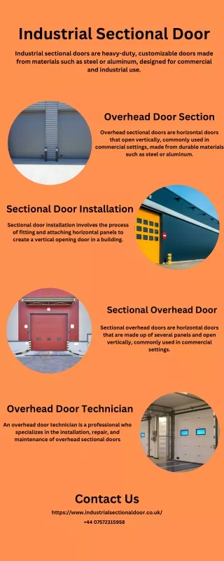 Overview of Industrial Sectional Doors: Construction, Materials, and Features