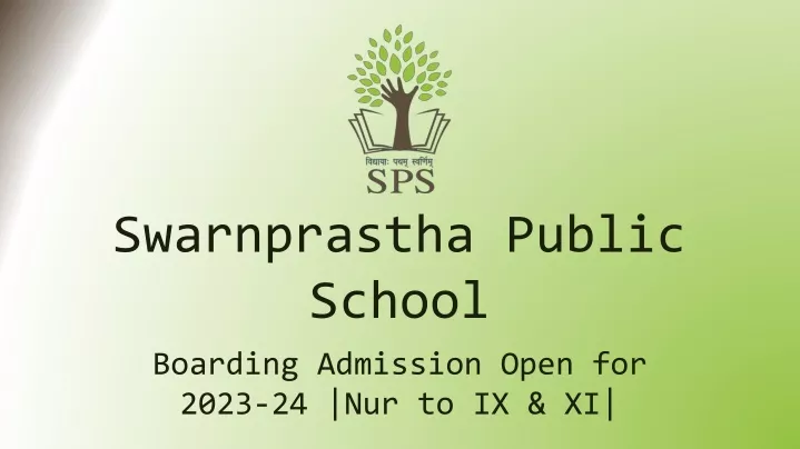 swarnprastha public school