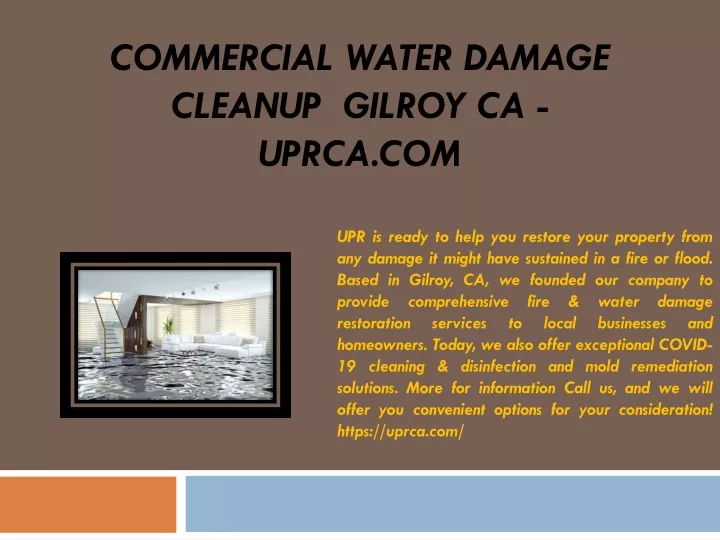 commercial water damage cleanup gilroy ca uprca com