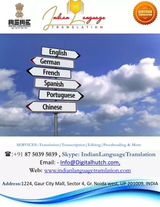 Language Translation Services Delhi | Certified Translation