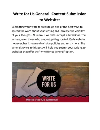 write for us general content submission to websites
