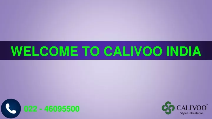welcome to calivoo india