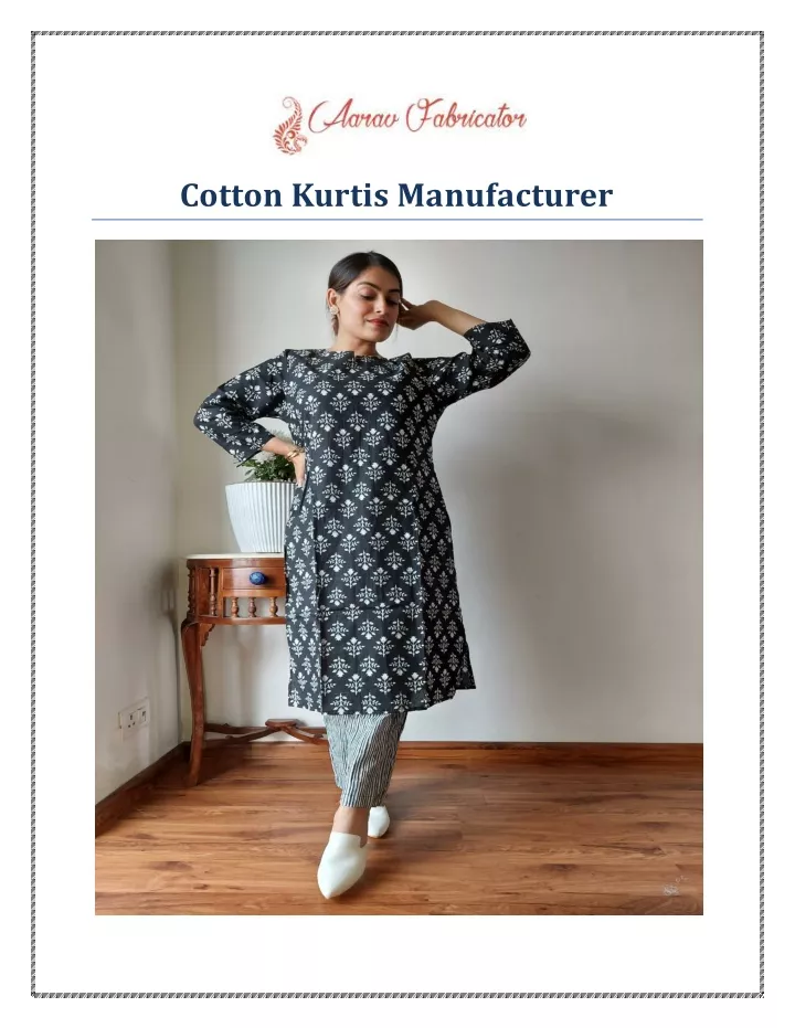 cotton kurtis manufacturer