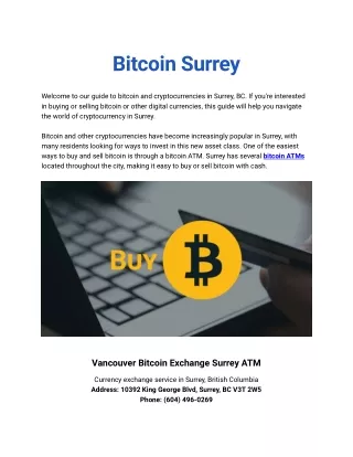 Bitcoin Surrey