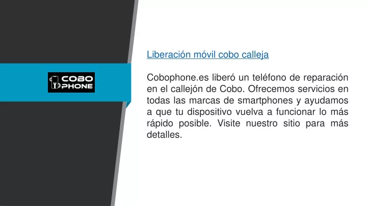 liberaci n m vil cobo calleja cobophone es liber