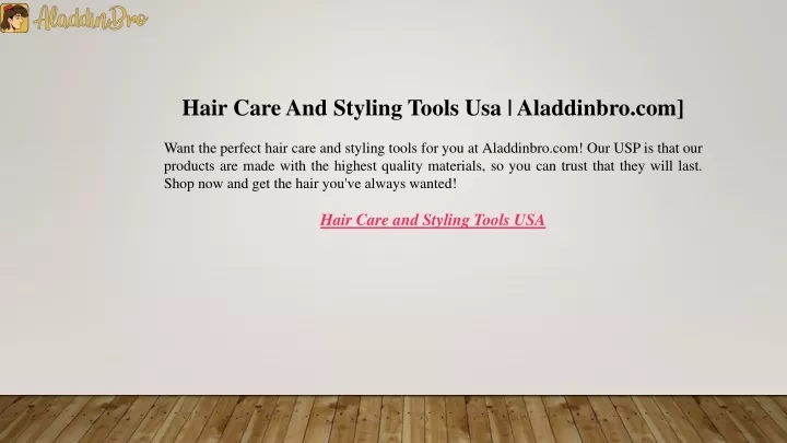 hair care and styling tools usa aladdinbro