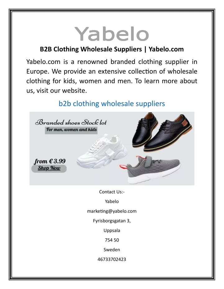 b2b clothing wholesale suppliers yabelo com