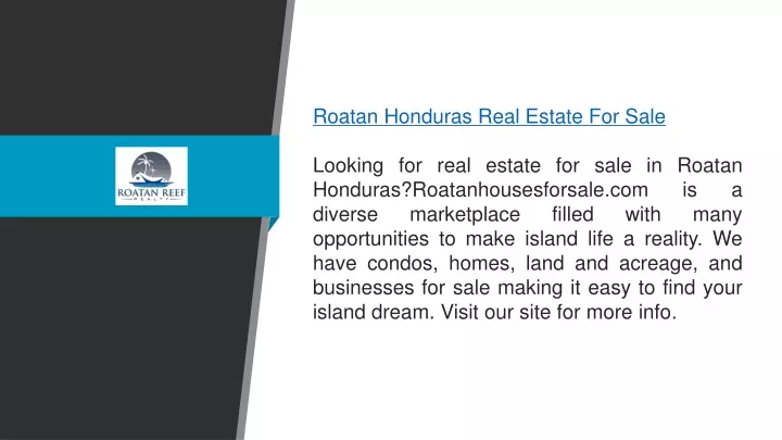 roatan honduras real estate for sale looking