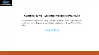 Cambelt Tawa  Autosupershoppestawa.co.nz